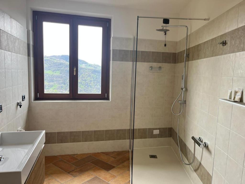 Casa Con Vista Apartment Costa di Serina ภายนอก รูปภาพ