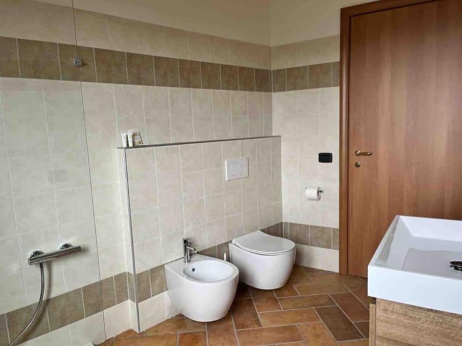 Casa Con Vista Apartment Costa di Serina ภายนอก รูปภาพ